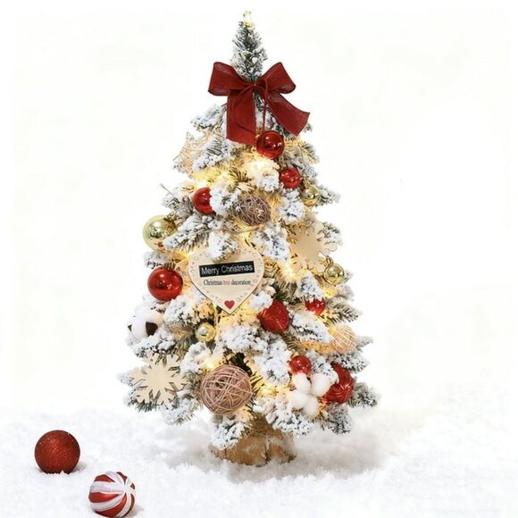 Tree Protection Flagging Unbranded | Holiday | Flocked Tabletop Christmas Tree 2ft New | Poshmark